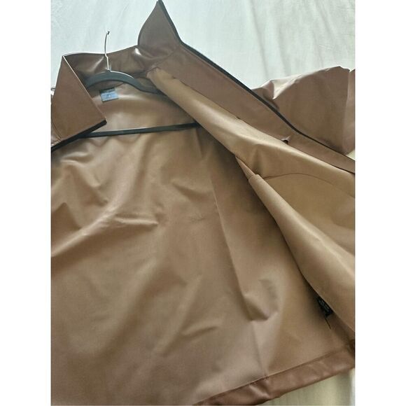 NWT V Force Collection By New Designer Space CLASSIC UTILITY JACKET  COPPER SOLI - Picture 12 of 13